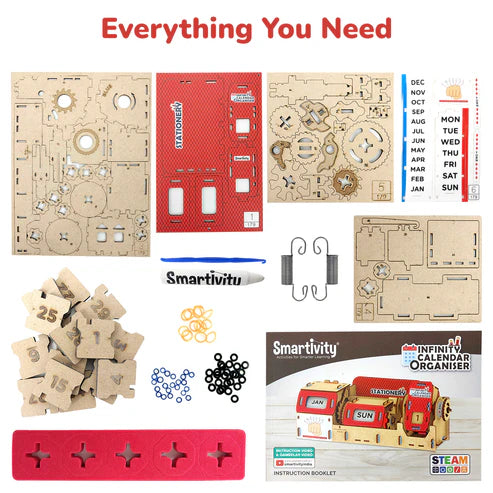 Infinity Calendar Organiser | 8-14 years | DIY STEM Construction Toy