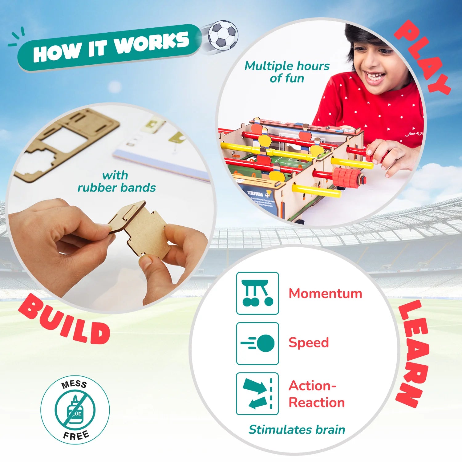 Foosball | 6-10 Years | DIY STEM Construction Toy