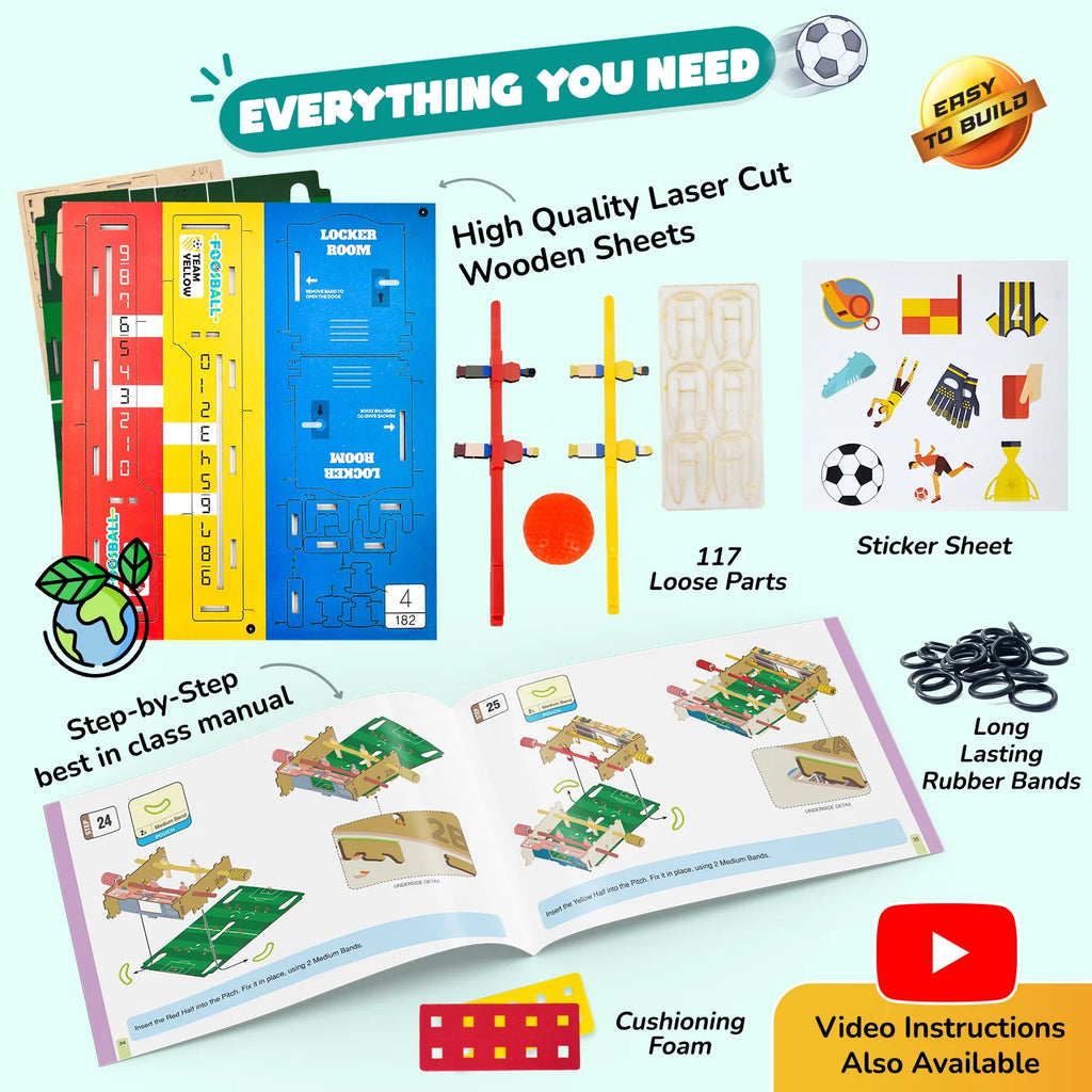 Foosball | 6-10 Years | DIY STEM Construction Toy