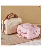 Kid's Vanity/Travel Bag with Lock, Strap & Zipper