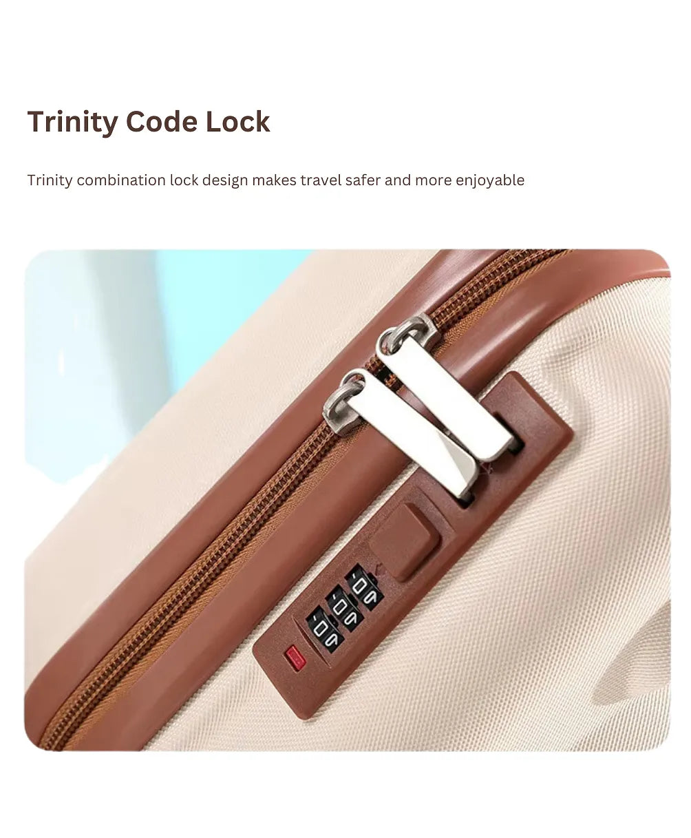 Kid's Vanity/Travel Bag with Lock, Strap & Zipper