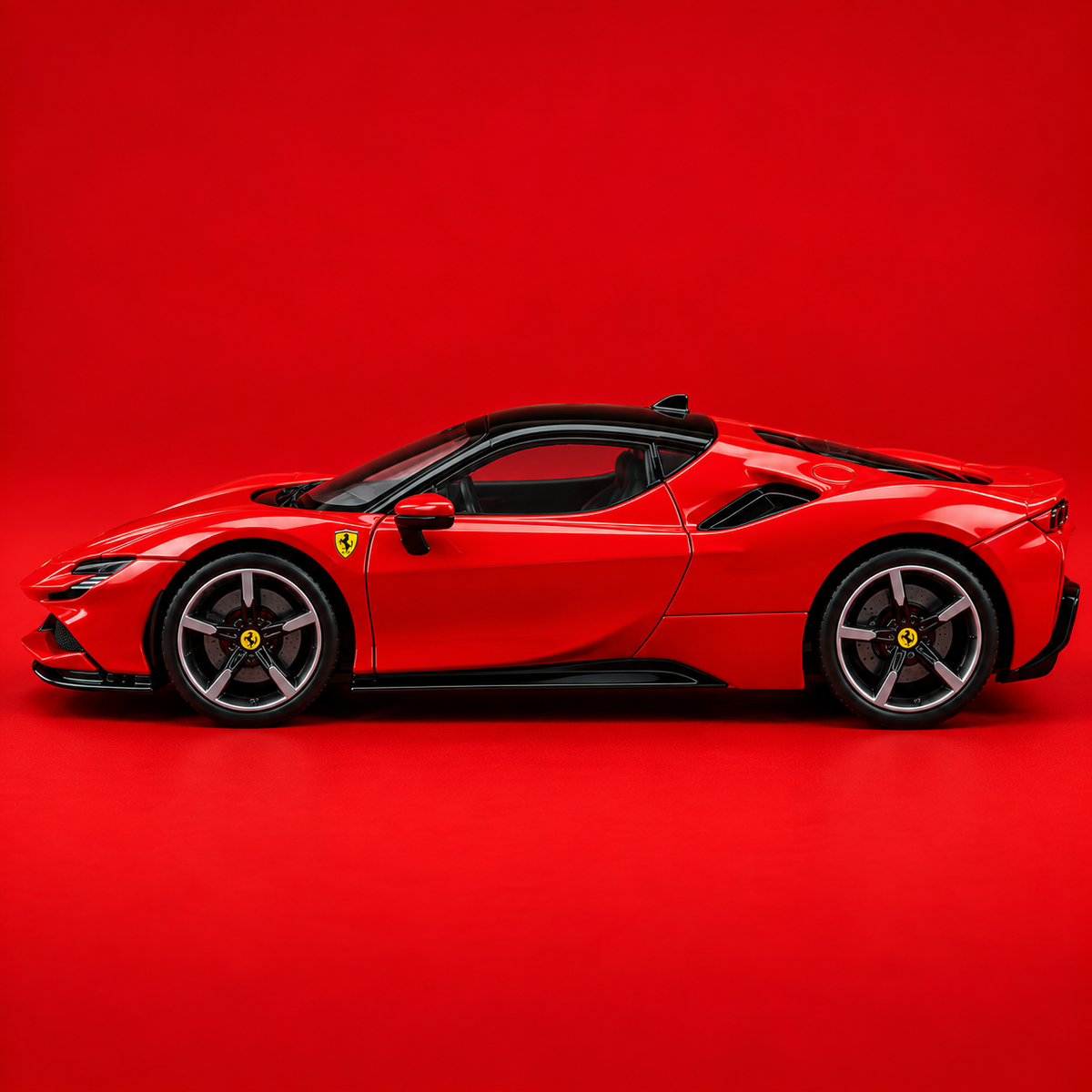Ferrari SF90 Stradale 1:64 Diecast Model Car | Bburago – Red
