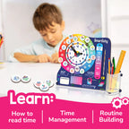 Interactive Clock | 6 - 14 years | DIY STEM Construction Toy