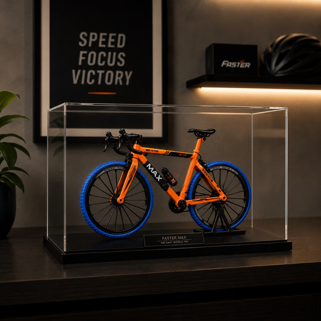 Premium 1:10 Scale Die-Cast Bicycle Toy With Realistic Design, Movable Pedals and Sturdy Metal Construction