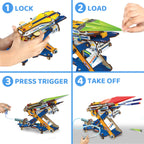 2in1 Hydraulic Planes & Darts Launcher | Ages 6-10 Years