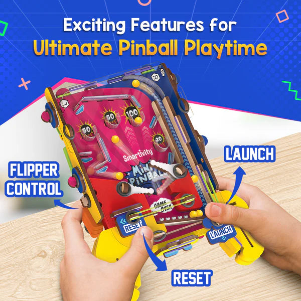 Hand - Held Mini Pinball Game | 6 - 14 years | Screen Free Play