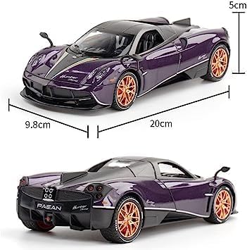 PAGANI HUAYRA SPORTS | 1:24 Scale | Big Size Diecast model Alloy Metal