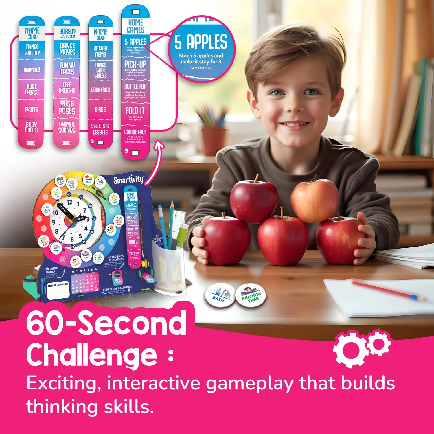 Interactive Clock | 6 - 14 years | DIY STEM Construction Toy
