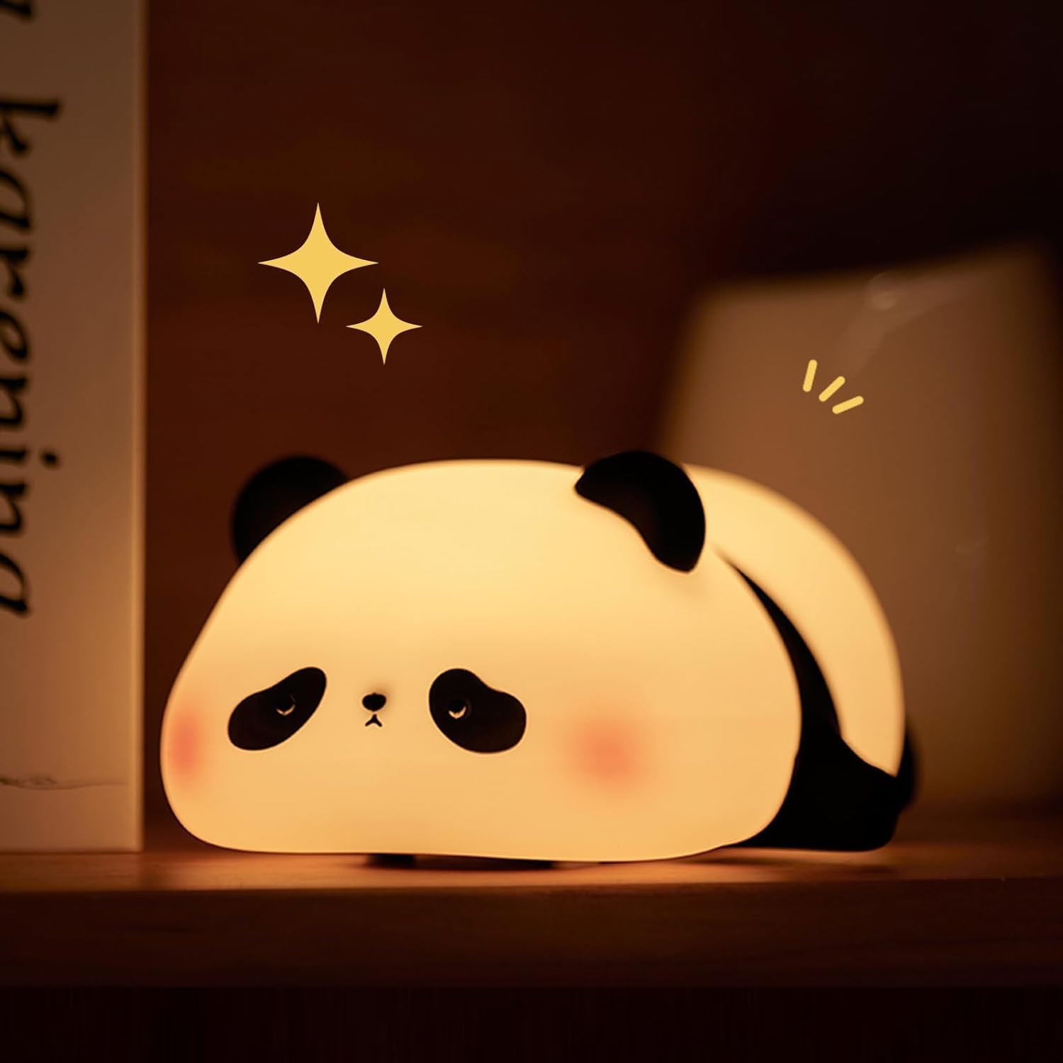 Lazy Panda Silicone Night Light