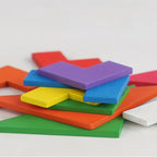 3-in-1 Wooden Puzzle Board Game Set