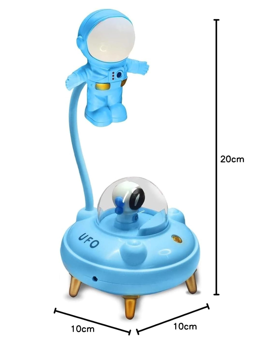 UFO Space Desk Lamp, Astronaut LED Night Light