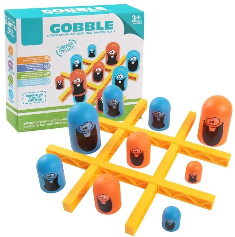 Tic Tac Toe Gobble Stack Mind Challenging Strategy Game