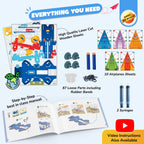 2in1 Hydraulic Planes & Darts Launcher | Ages 6-10 Years