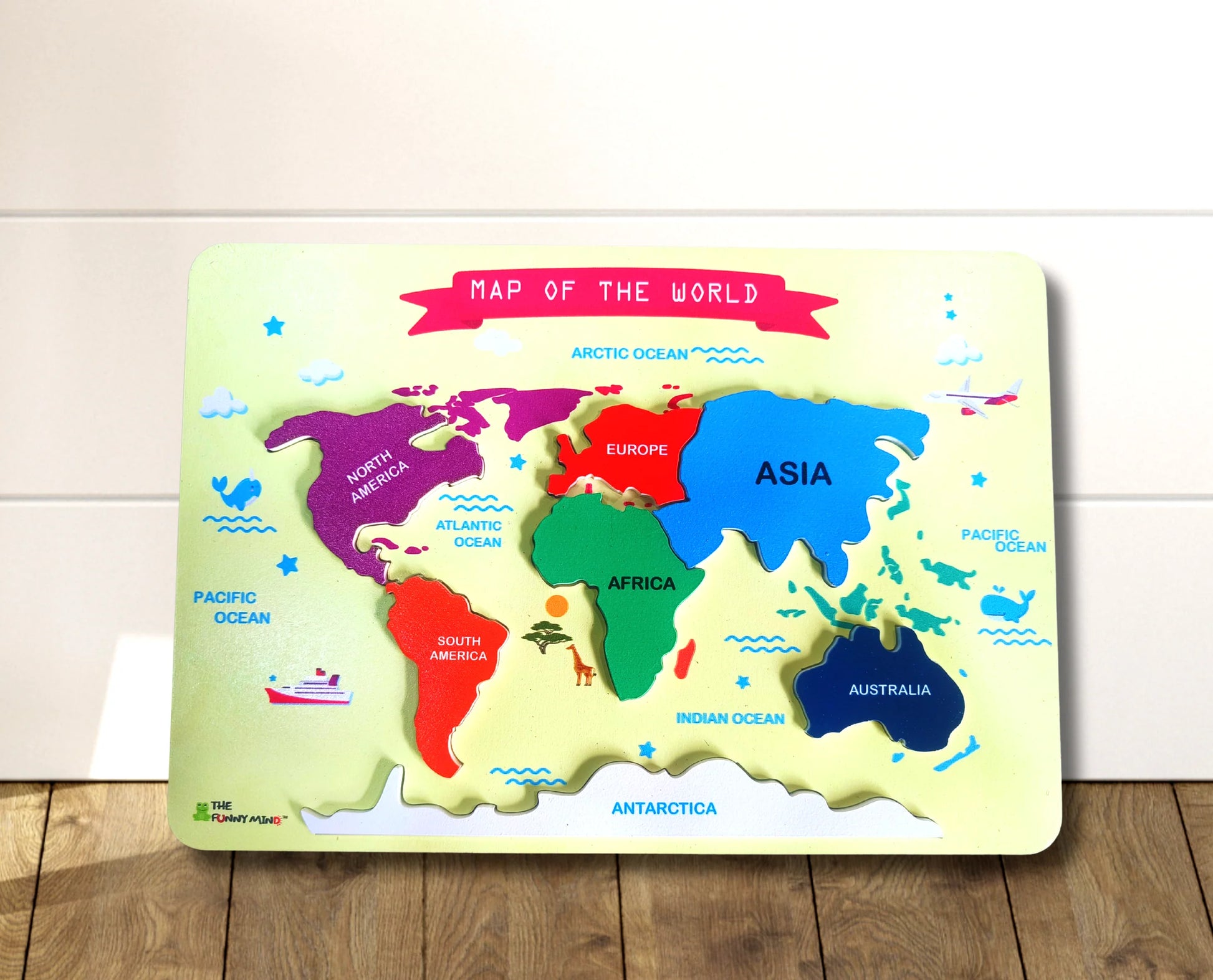 World Map Block Puzzle