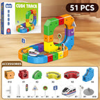 Electric Train Track Set 51 PCS