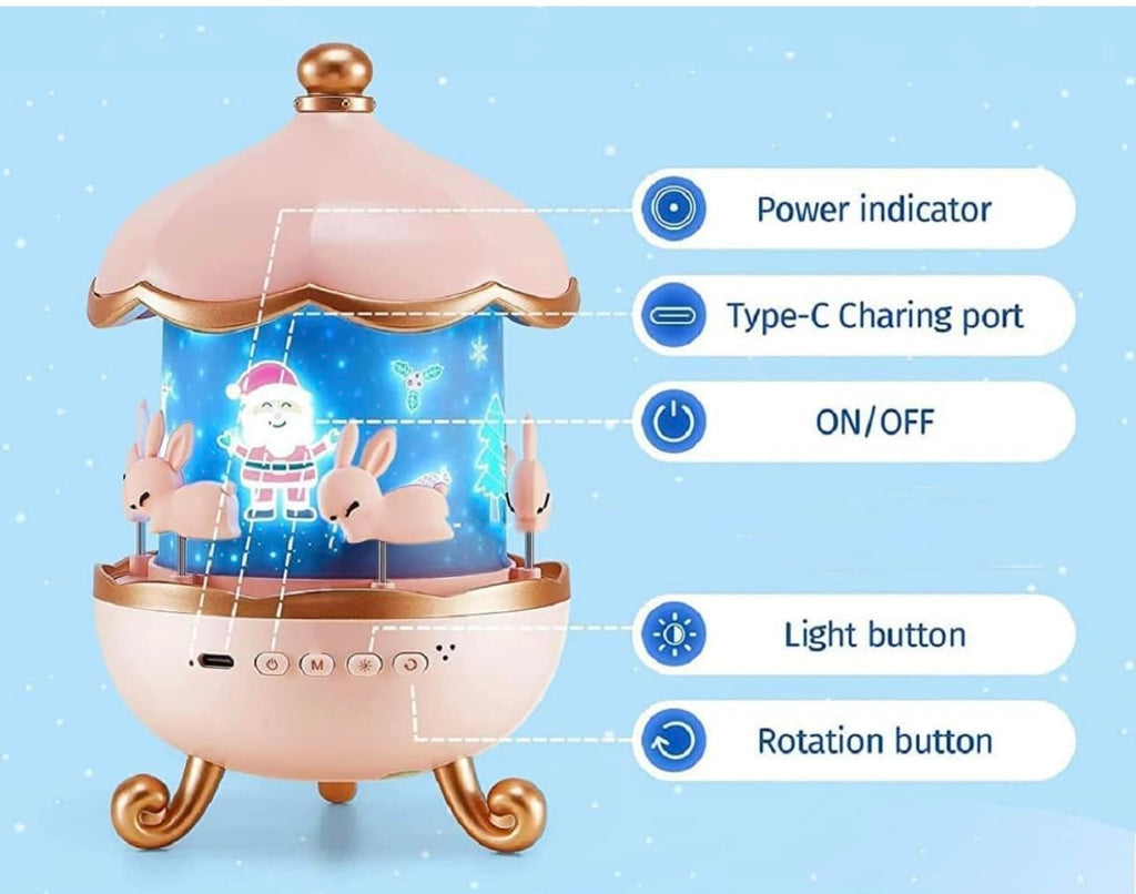 Bunny Projector Lamp for Kids room