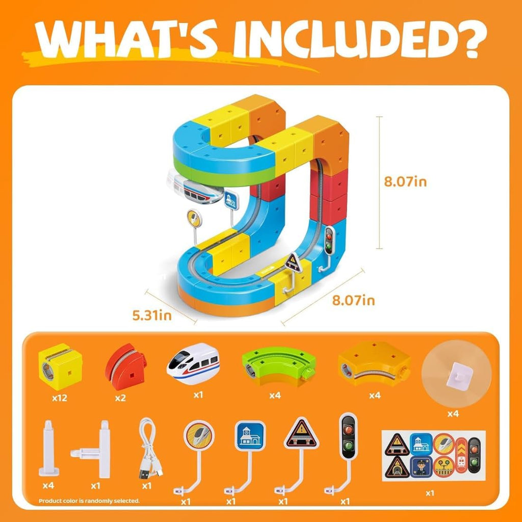 Electric Train Track Set 51 PCS