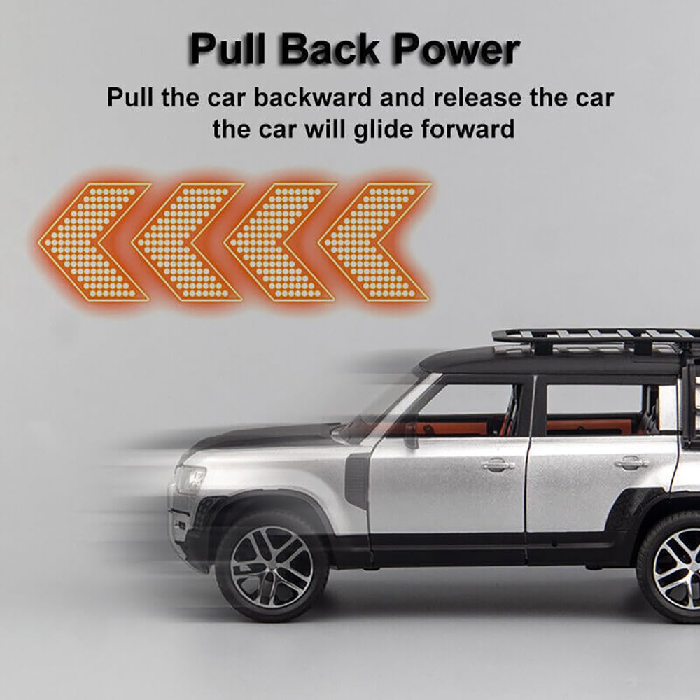 Defender Diecast Metal Car Model 1:24