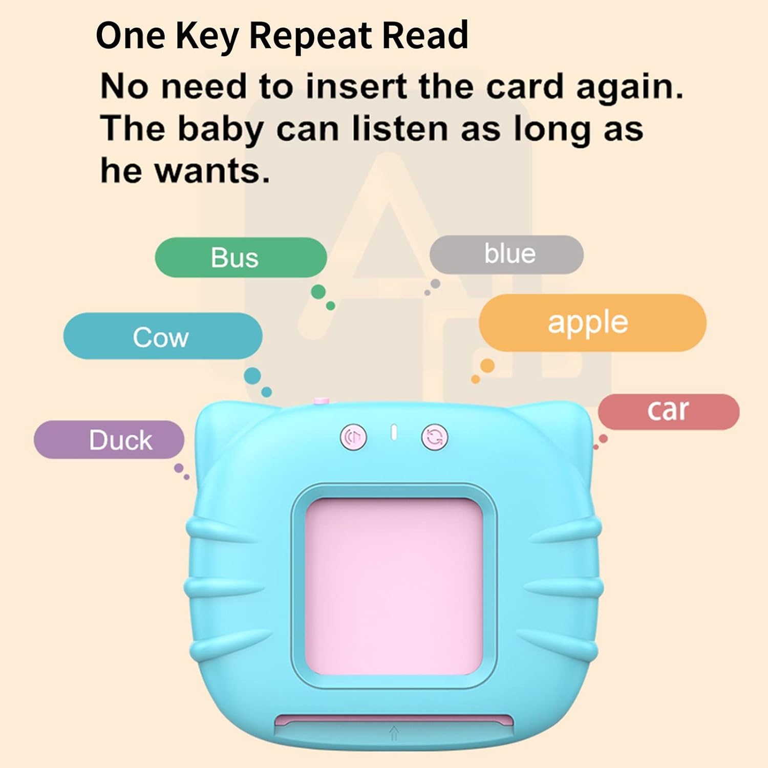 Kids Card Reader Early Education Device