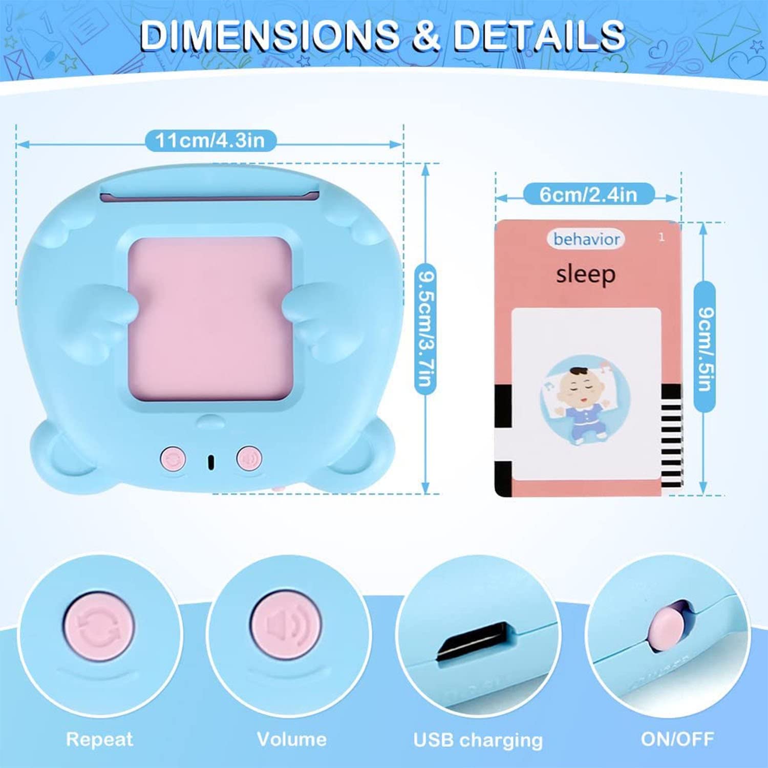 Kids Card Reader Early Education Device
