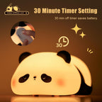 Lazy Panda Silicone Night Light