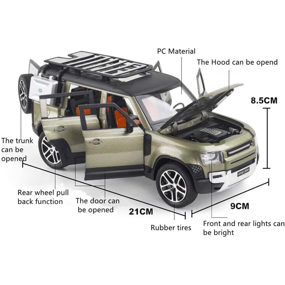 Defender Diecast Metal Car Model 1:24