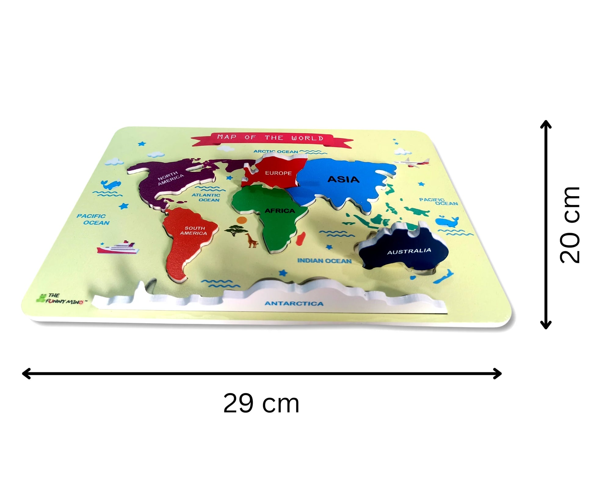 World Map Block Puzzle