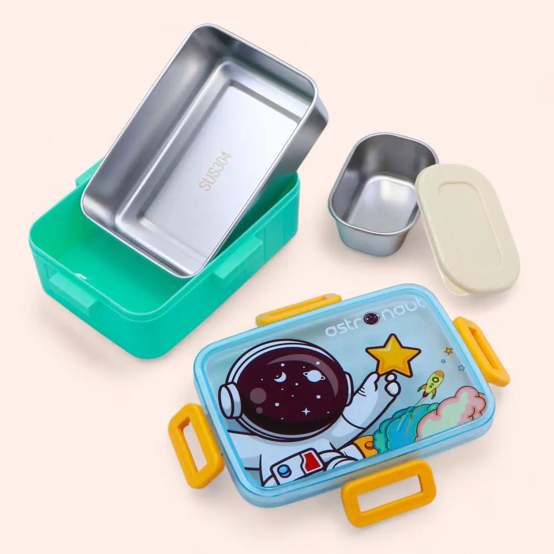 Astronaut Lunch Box, 700ML Stainless Steel