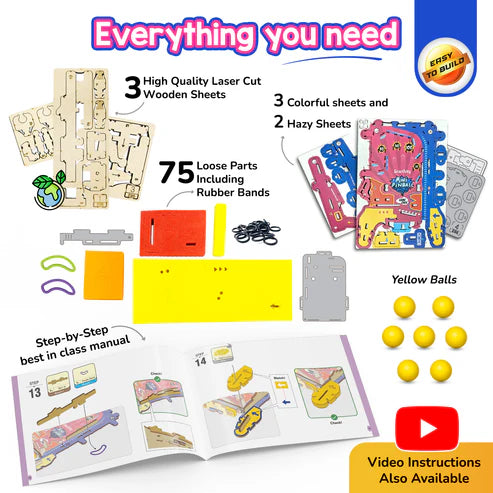 Hand - Held Mini Pinball Game | 6 - 14 years | Screen Free Play