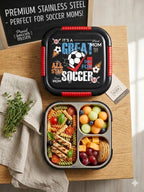 Stainless Steel Lunch Box with 3 Compartment