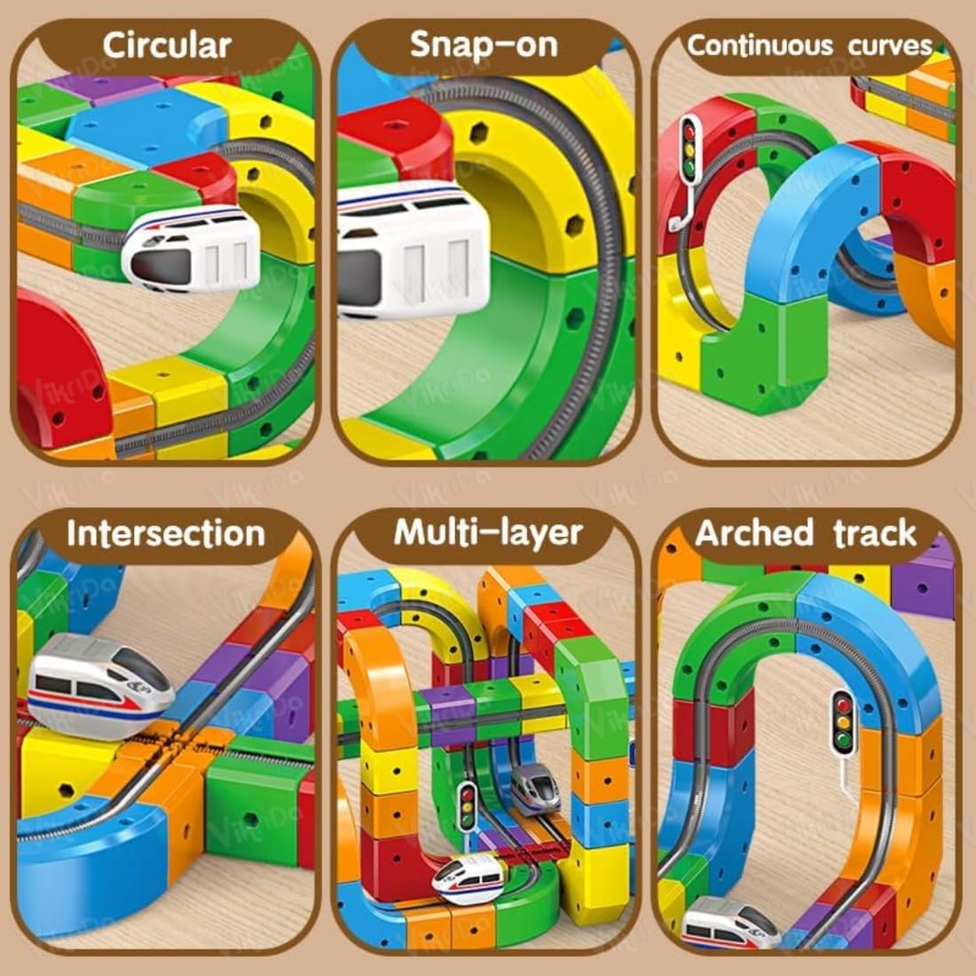Electric Train Track Set 51 PCS
