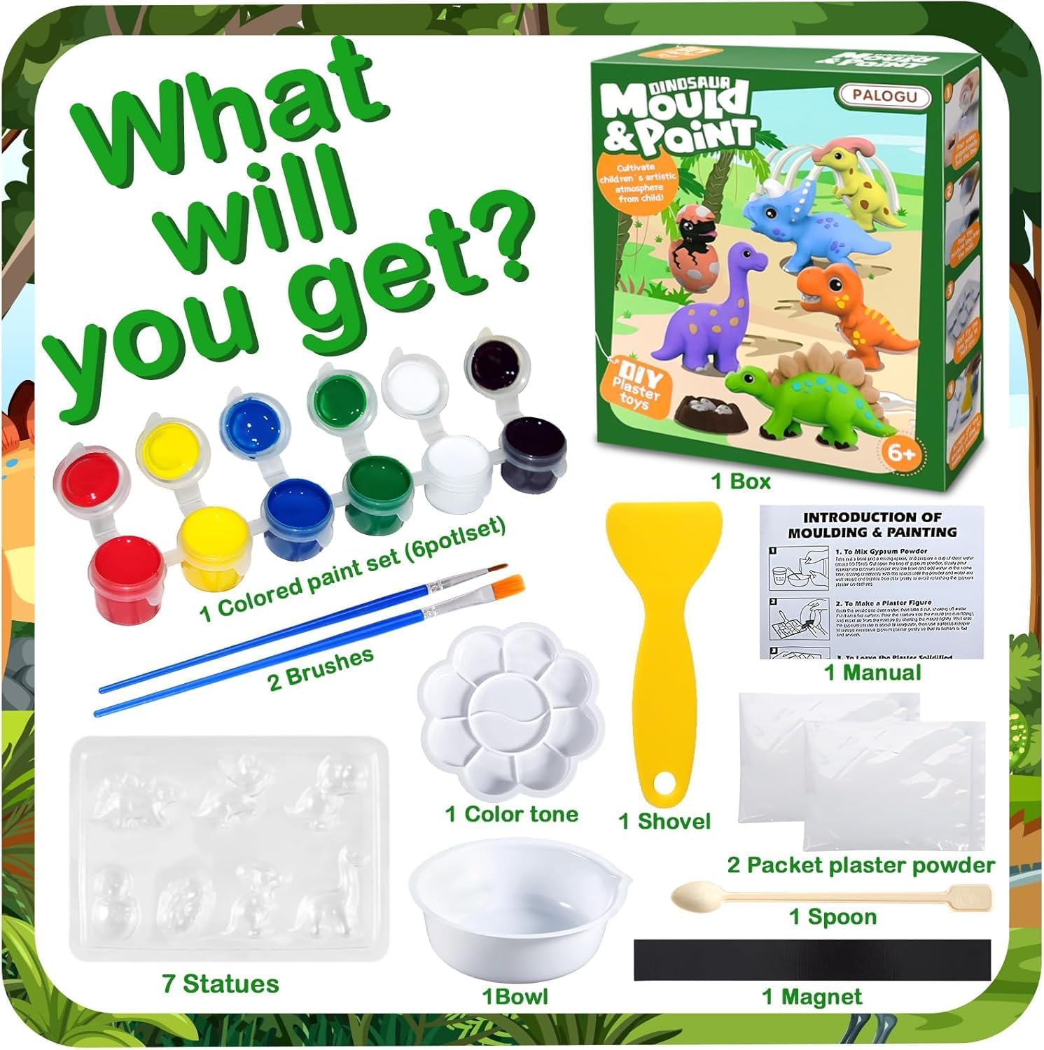 DIY 3D Mould and Paint Kit for Kids