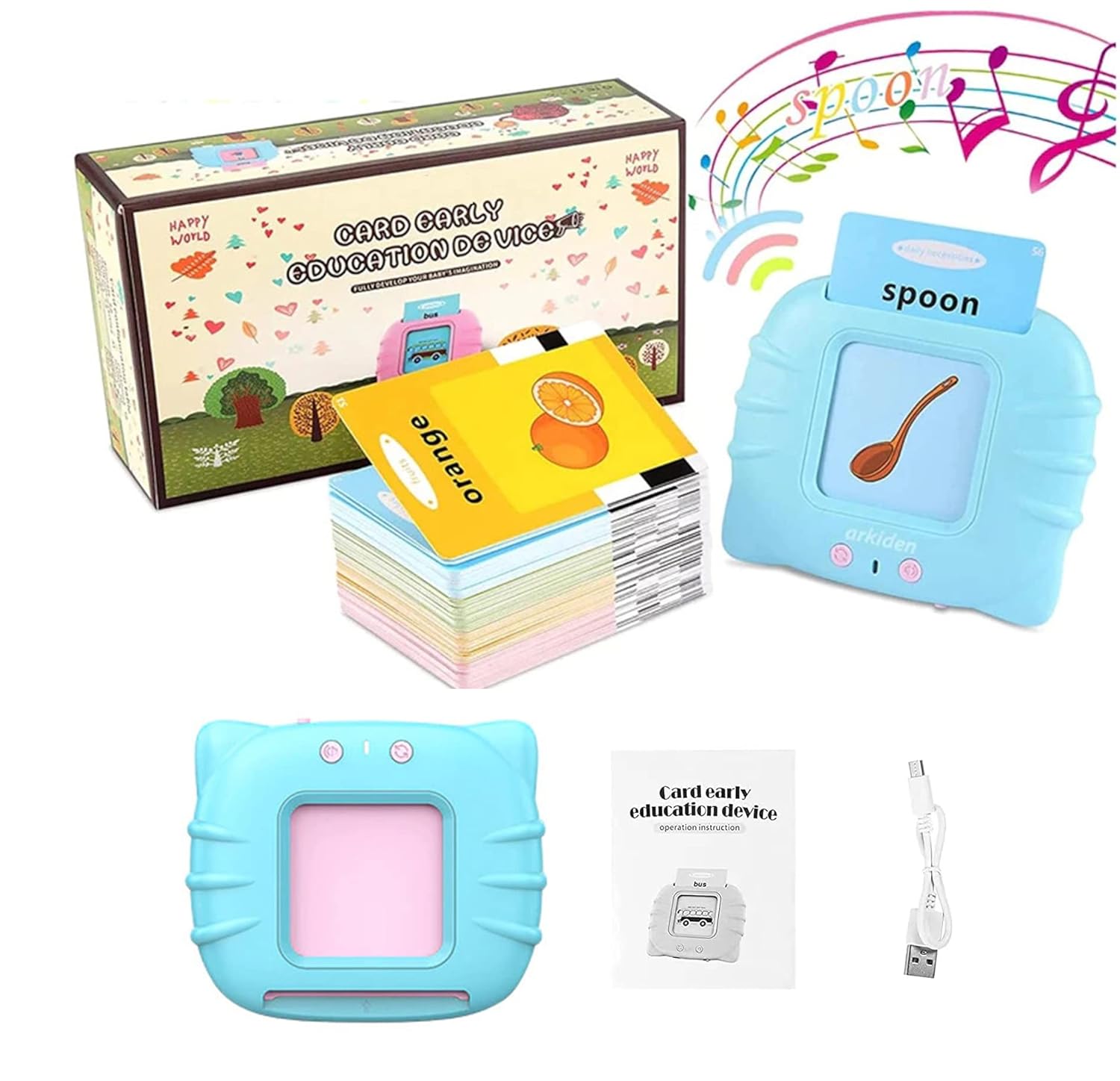 Kids Card Reader Early Education Device