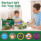 Missile Launcher - Army Truck | 8 - 14 years | DIY STEM Construction Toy