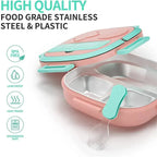 Tedemei Lunch Locker Bento Box, 3 Compartment (550 ml)