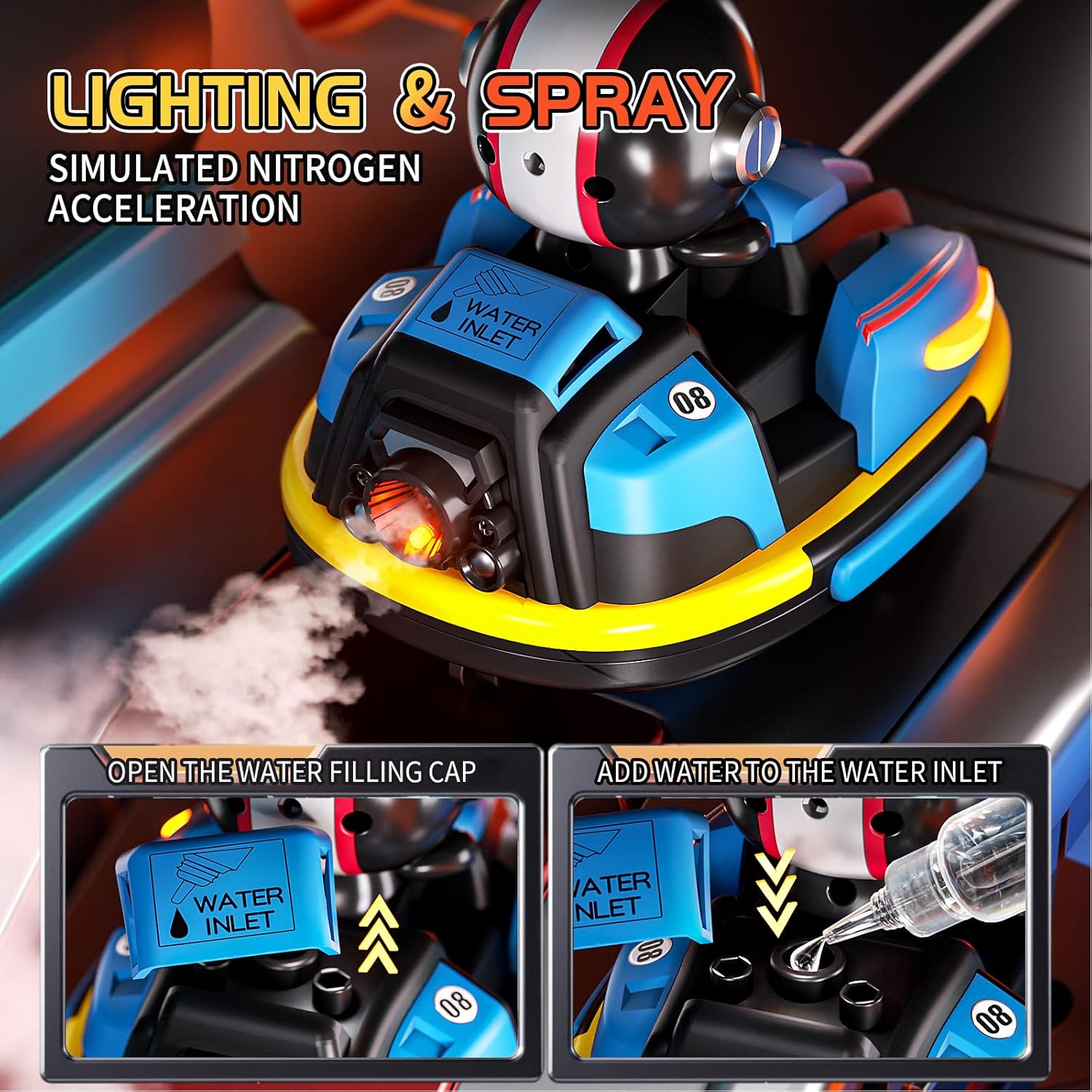 RC Bumper Cars Set for 2 Players