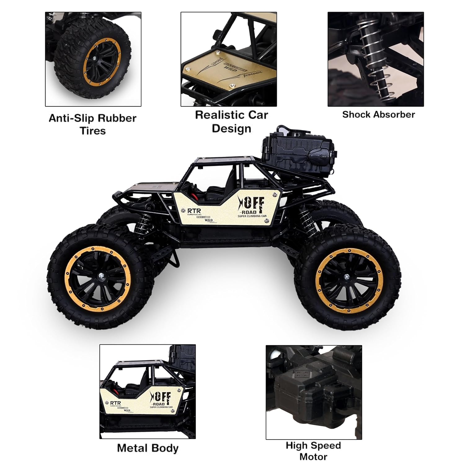 Remote Control Rock Crawler 1:18