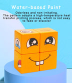 16 Pcs Face Changing Wooden Blocks Puzzle Toy