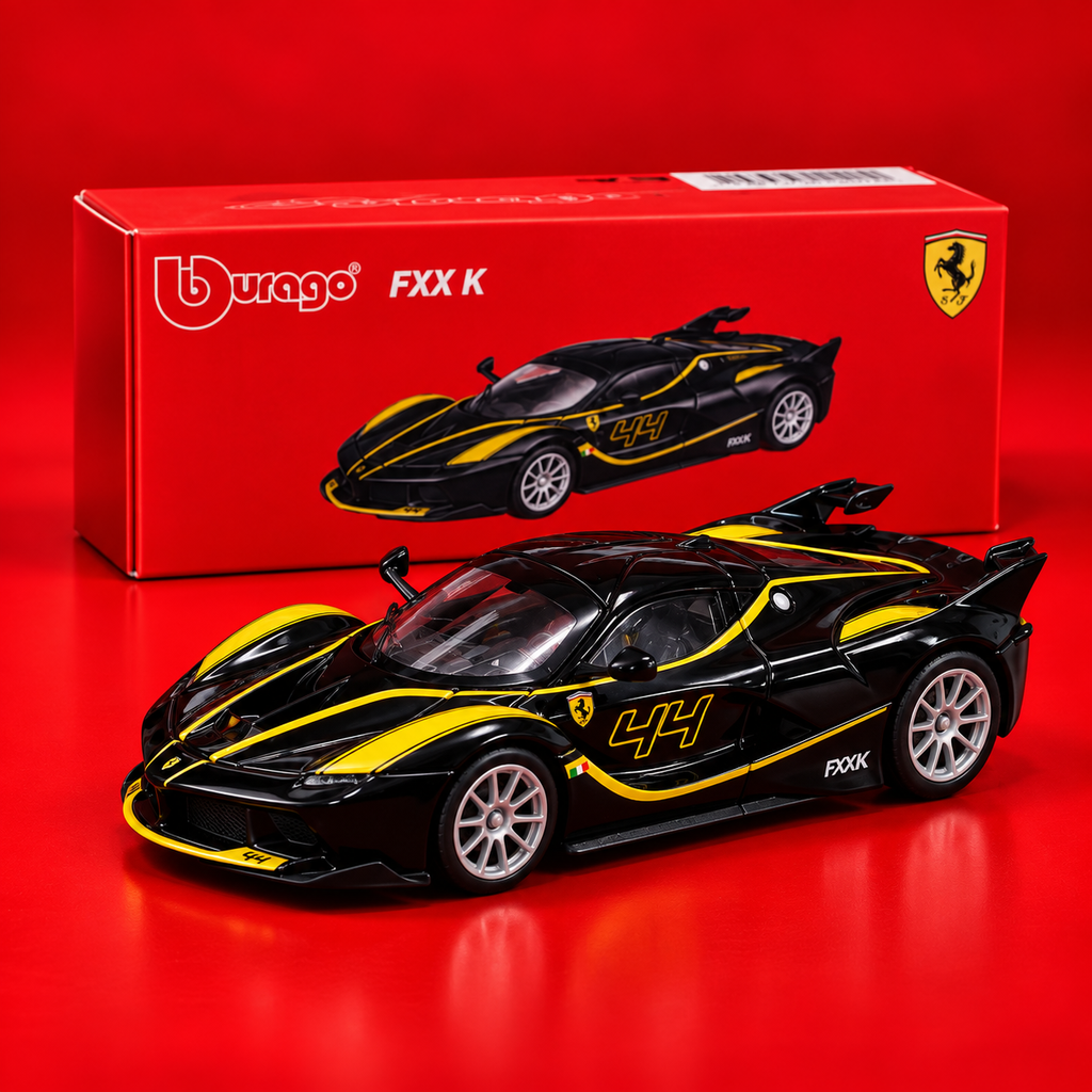 Ferrari FXX K 1:64 Diecast Model Car | Bburago – Black