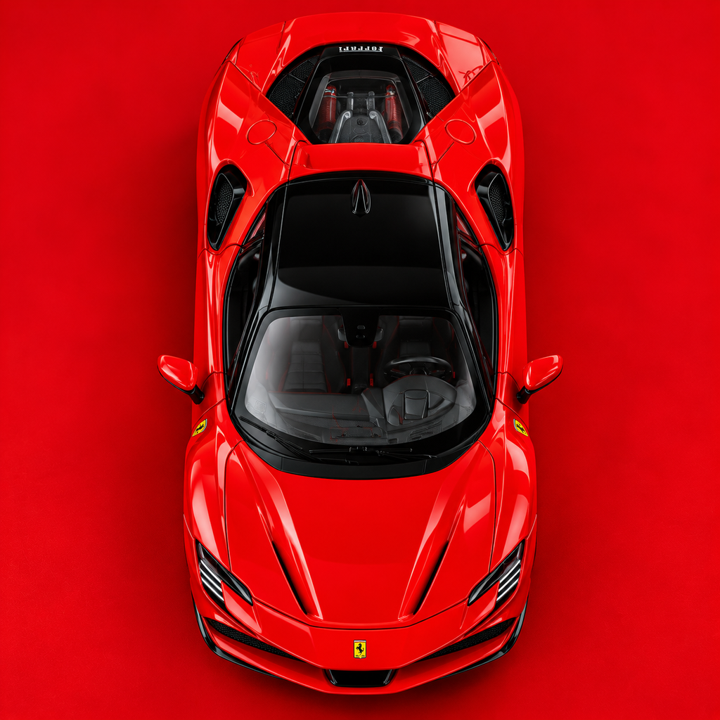 Ferrari SF90 Stradale 1:64 Diecast Model Car | Bburago – Red