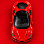 Ferrari SF90 Stradale 1:64 Diecast Model Car | Bburago – Red