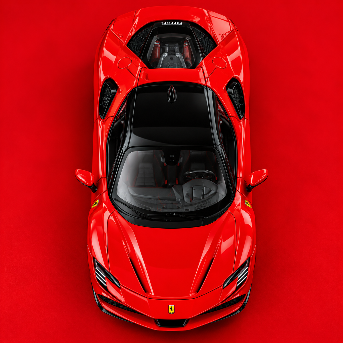 Ferrari SF90 Stradale 1:64 Diecast Model Car | Bburago – Red