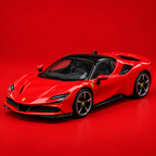 Ferrari SF90 Stradale 1:64 Diecast Model Car | Bburago – Red