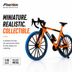 Premium 1:10 Scale Die-Cast Bicycle Toy With Realistic Design, Movable Pedals and Sturdy Metal Construction