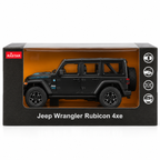 Rastar Jeep Wrangler Rubicon 4xe 1:24 Scale Diecast Model – Black