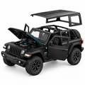 Rastar Jeep Wrangler Rubicon 4xe 1:24 Scale Diecast Model – Black