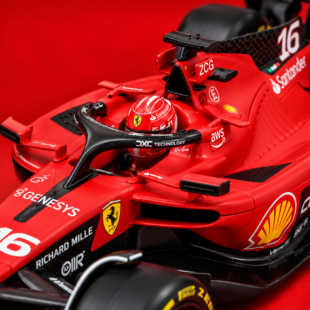 Bburago Ferrari SF-23 Charles Leclerc 2023 - 1:24 Scale Diecast Model Car