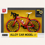 Premium 1:8 Scale Die-Cast Bicycle Toy With Realistic Design, Movable Pedals and Sturdy Metal Construction