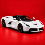 Ferrari LaFerrari 1:64 Diecast Model Car | Bburago – White