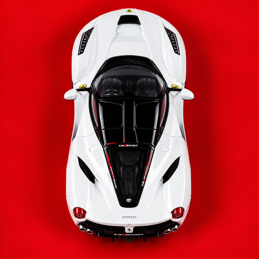 Ferrari LaFerrari 1:64 Diecast Model Car | Bburago – White